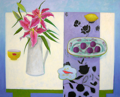 08 Lilies, Lemons and Plums 61cm x 76cm copy